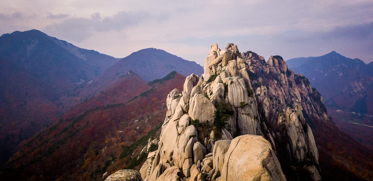 Ulanbawi Summit, Seoraksan N.P. South Korea - Captured in Pro Mode in RAW at F/1.7 | 1/4000 Sec | ISO 80