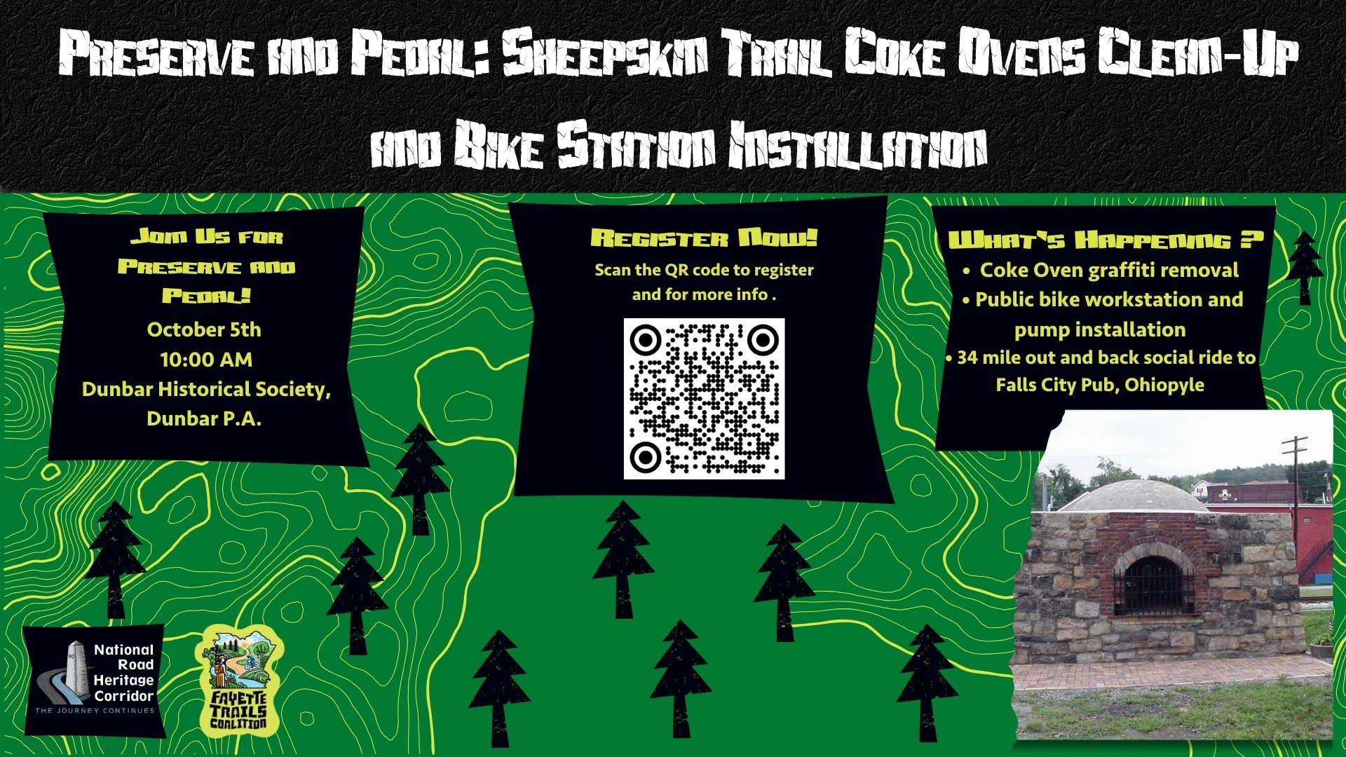 Preserve and Pedal: Dunbar Coke Ovens Restoration Day