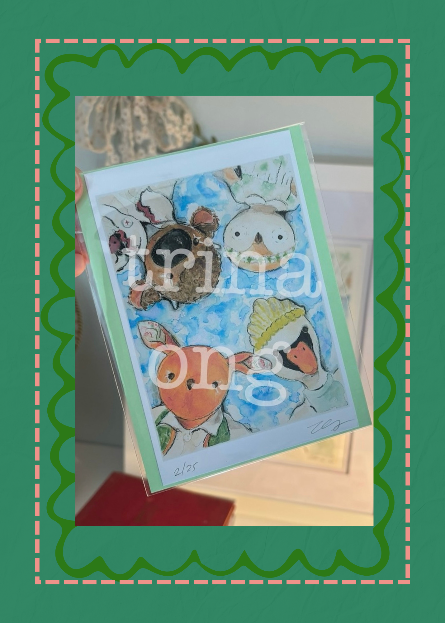 "It's So Nice To See You" - January 2026 Art Print