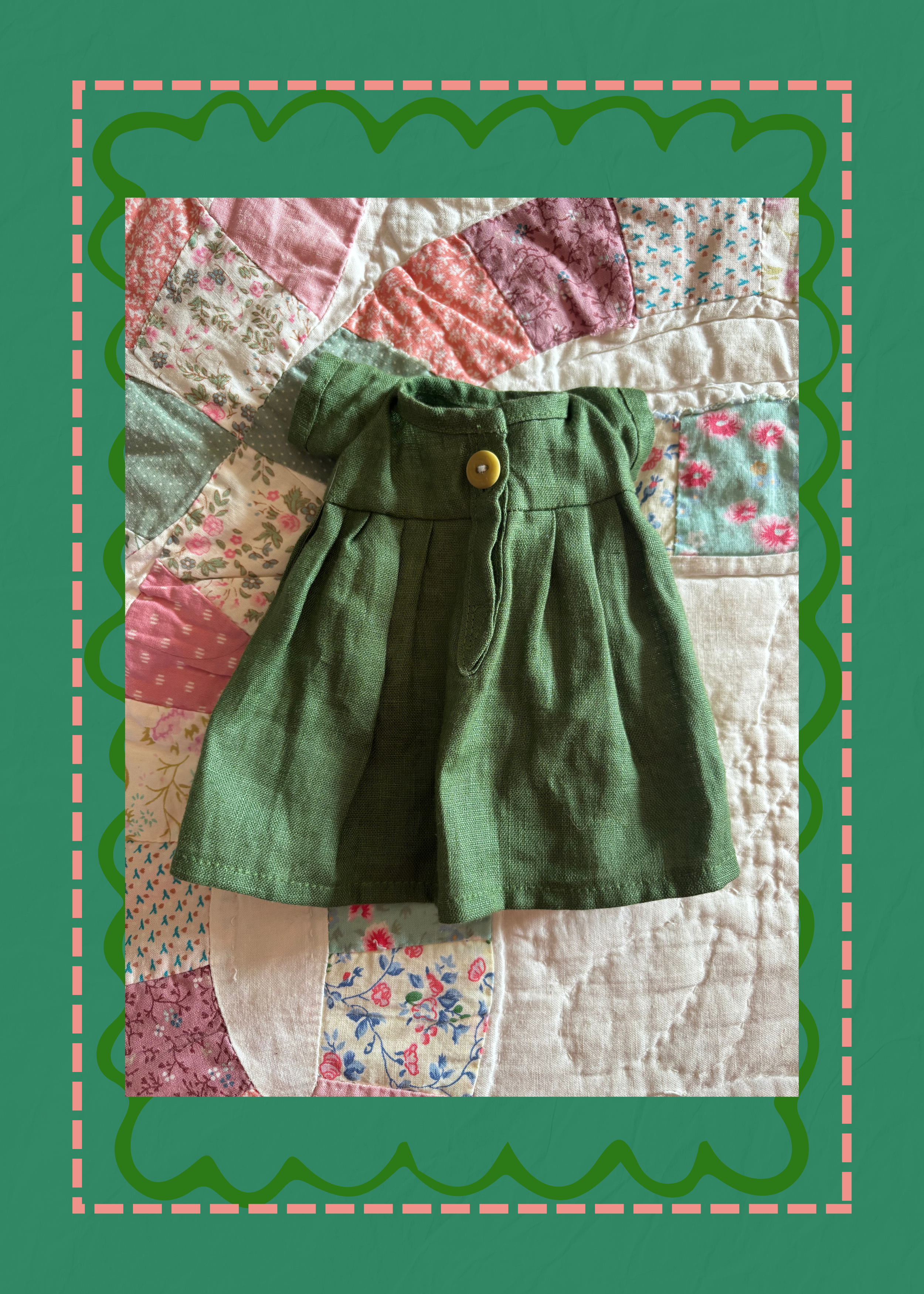 Ivy Goat's Green Dress by Hazel Village EUC, free shipping