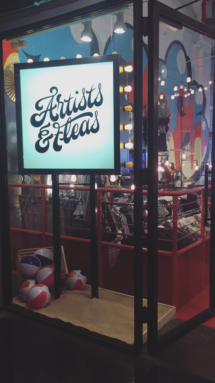 There was a section within Chelsea Market dedicated to local artisans and resale of vintage.