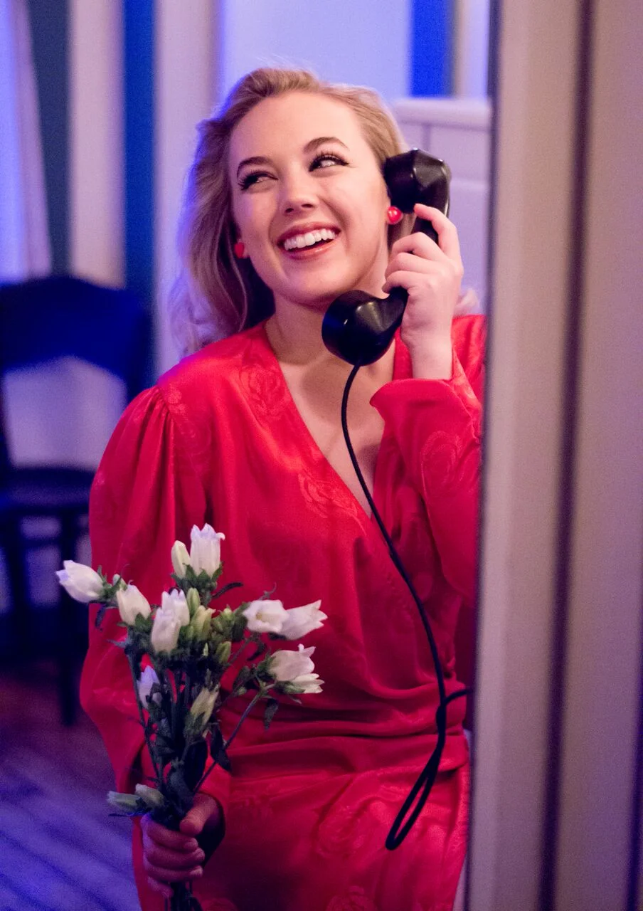 7. See a show. See a national tour. See some local theater. Whatever it is, I promise you, it will be more entertaining than that netflix series. Outfit details: Highway Robbery Vintage Dress, Flea market earrings