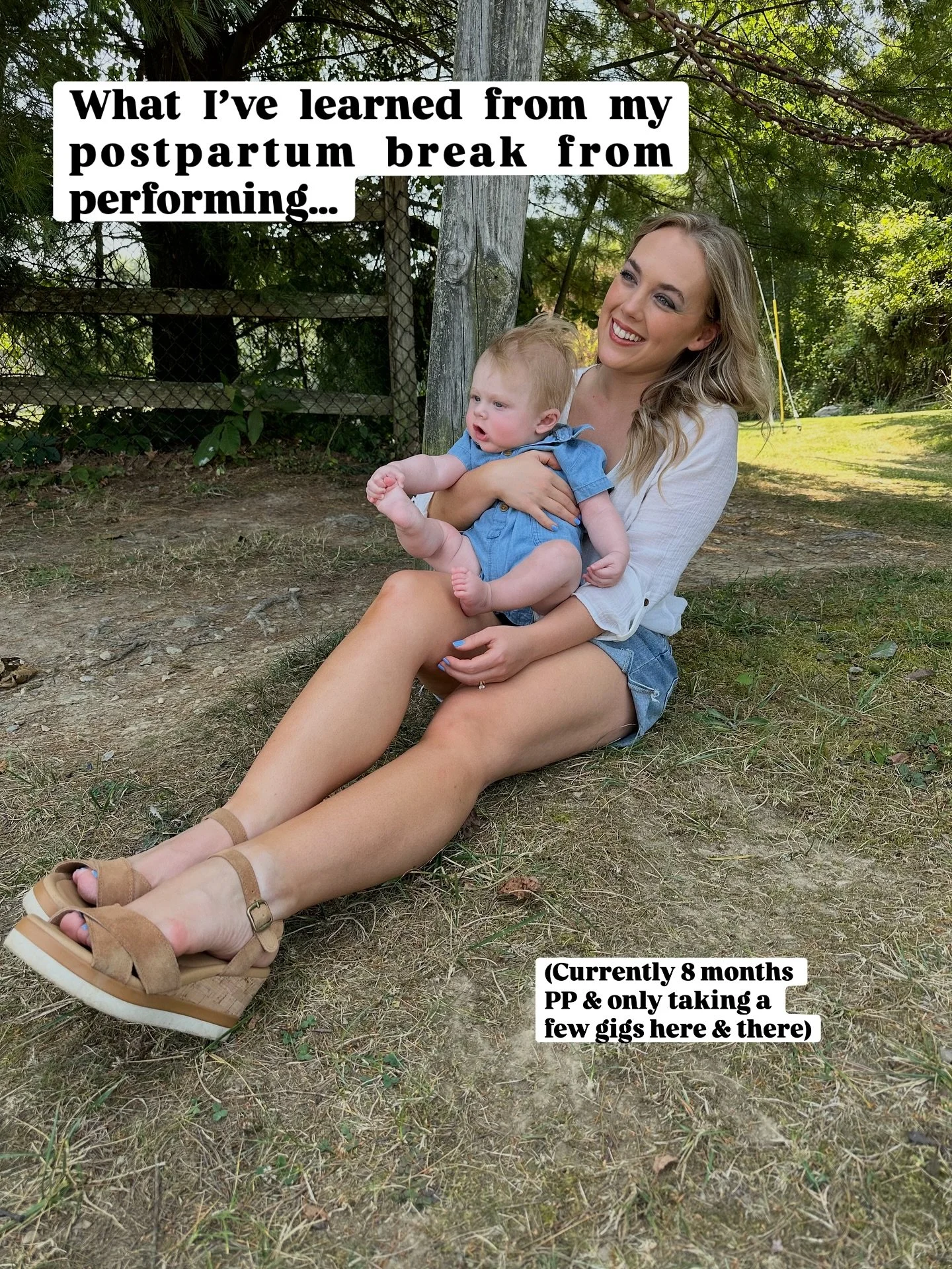 What I learned during my long maternity leave from performing&hellip; 

I really do love it &amp; I never want to stop. 
When I think of the various jobs I&rsquo;ve had in the arts, NOTHING calls my name more than singing for people. Sure, I enjoy ev