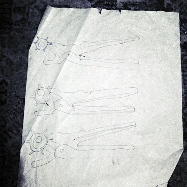 Wrong handed line drawing