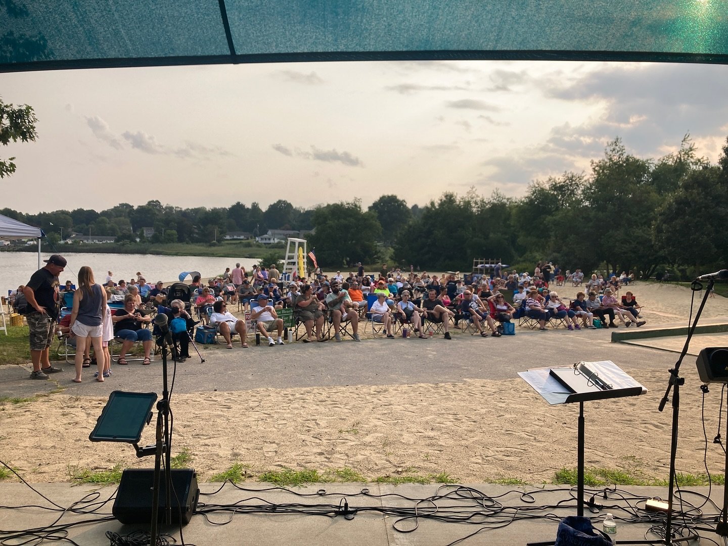 As we all know, this crowd size now counts as 100,000+ attendees #wednesday #gig% #gigreadyaf