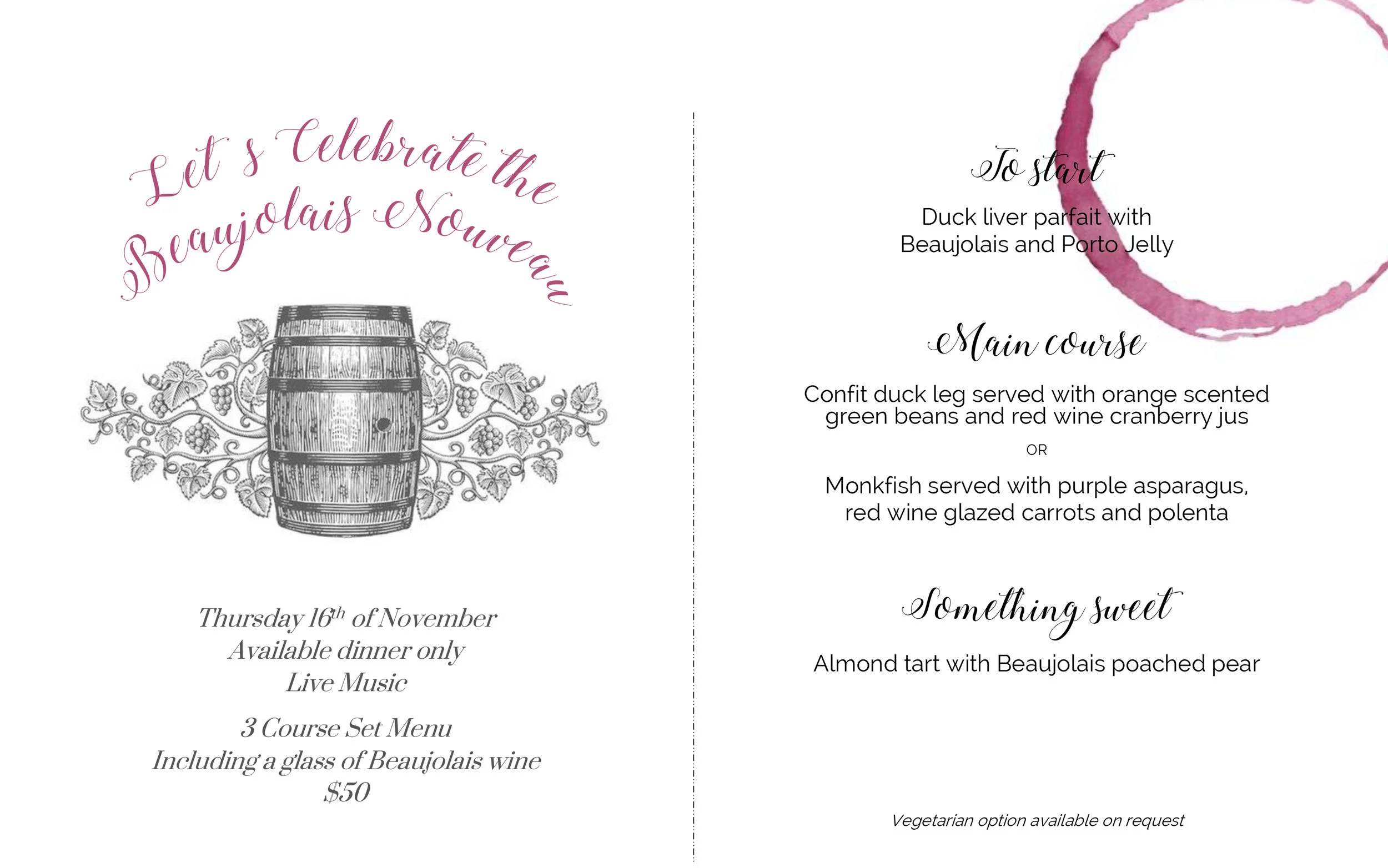 Beaujolais Nouveau 2017