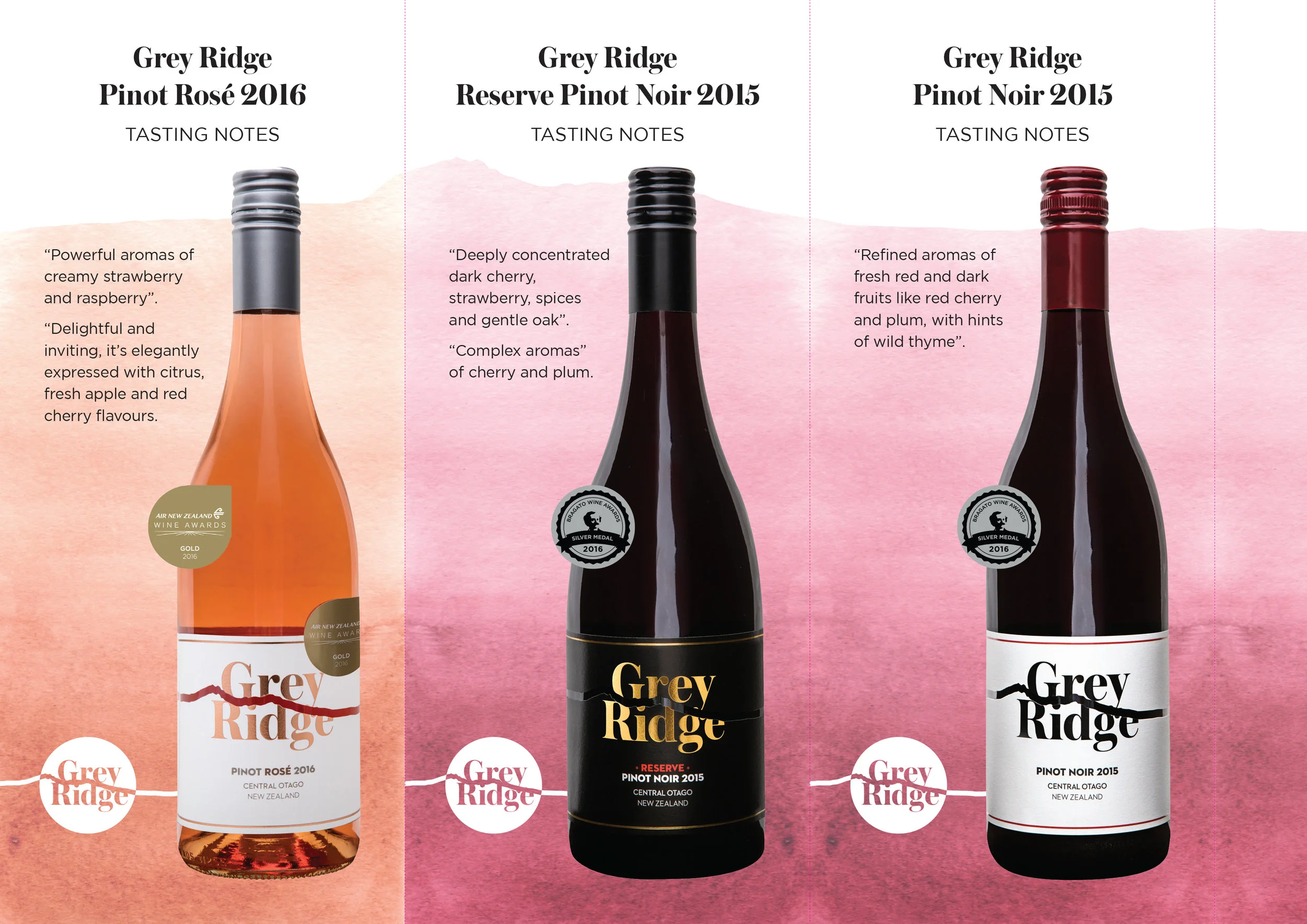 Tasting notes Grey Ridge