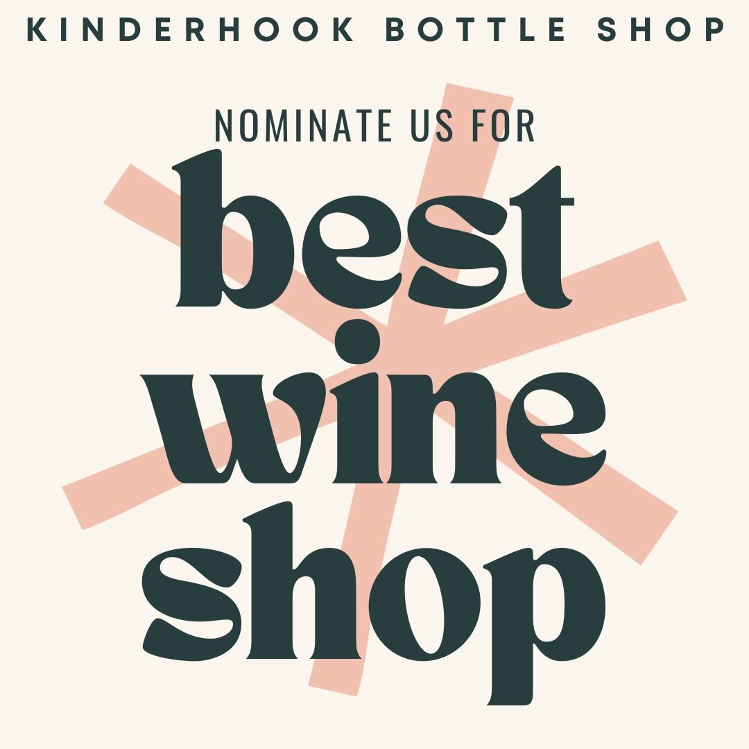 We've been nominated for &quot;Best Wine Shop&quot; in the 2024 Cronogrammies.

Nominate daily. link in bio.

thanks guys!