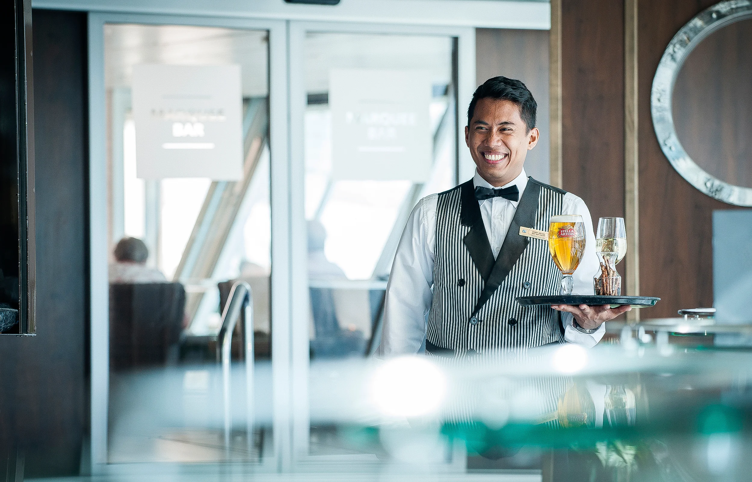 Service with a smile for Fred.Olsen Cruises