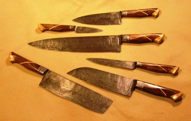 Matching Damascus set