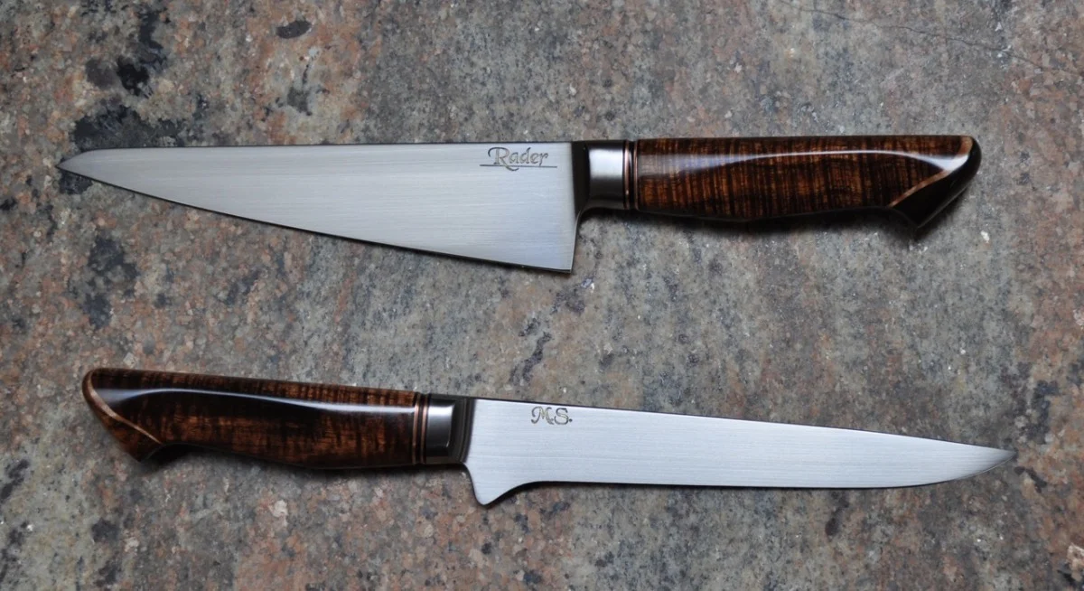 Two boning-knives