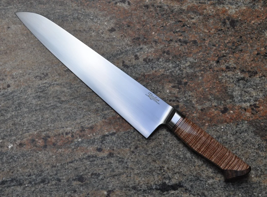 52100 gyuto W/maple handle