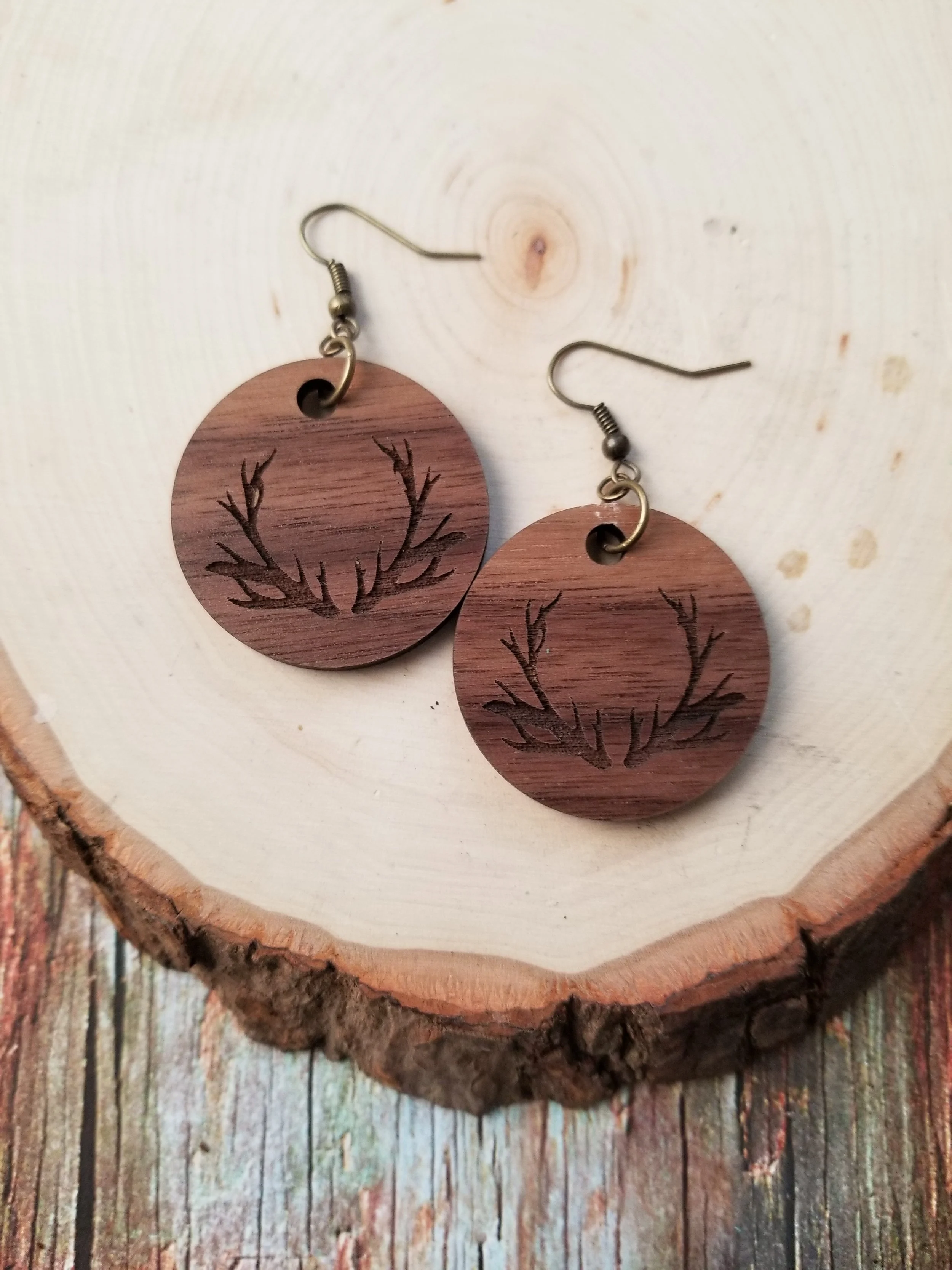 Antler Rounds in Walnut