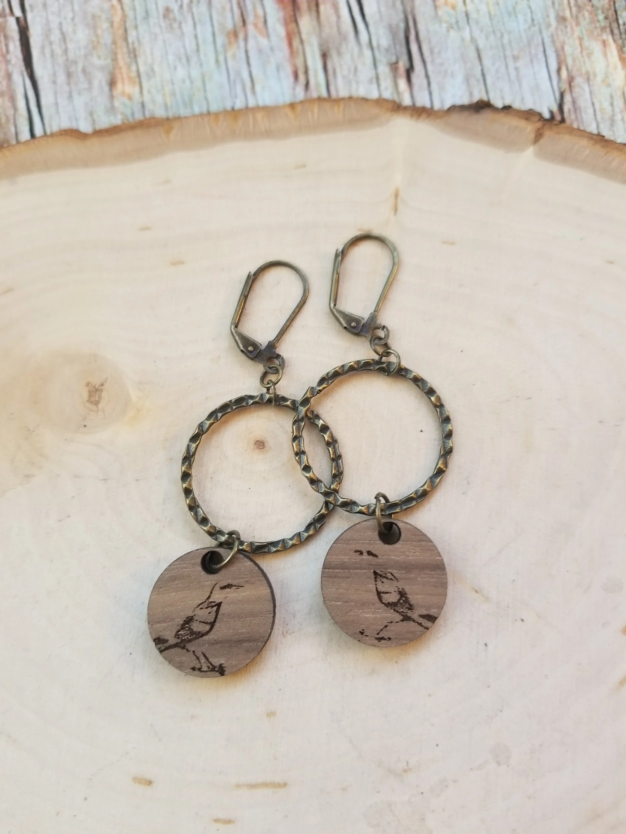 Bird in Walnut + Ring