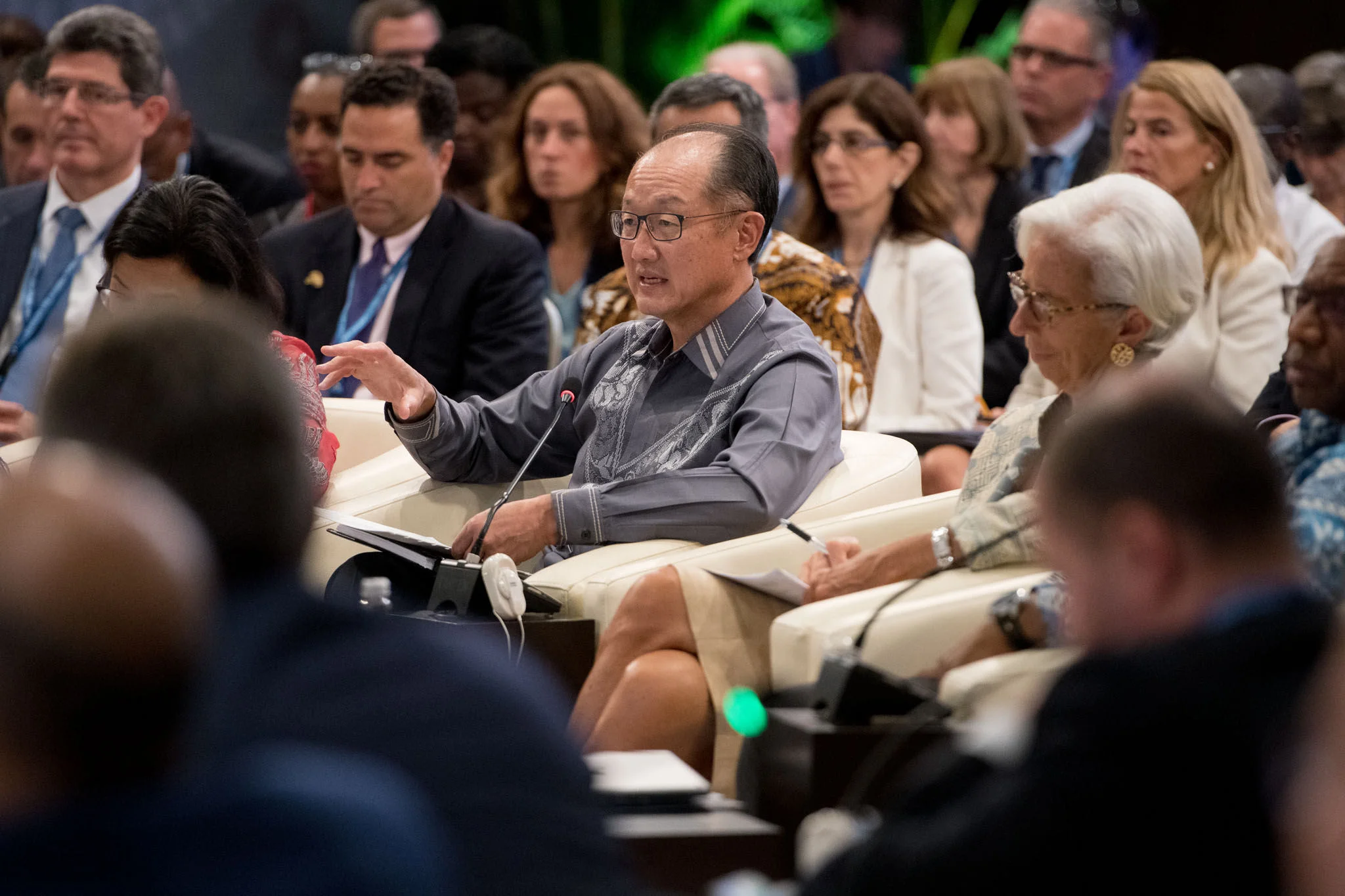 October 13, 2018 - BALI, INDONESIA. 2018 IMF / World Bank Group Annual Meetings. Development Committee. World Bank Group President Jim Yong Kim. Source: World Bank Photo Collection, Flickr