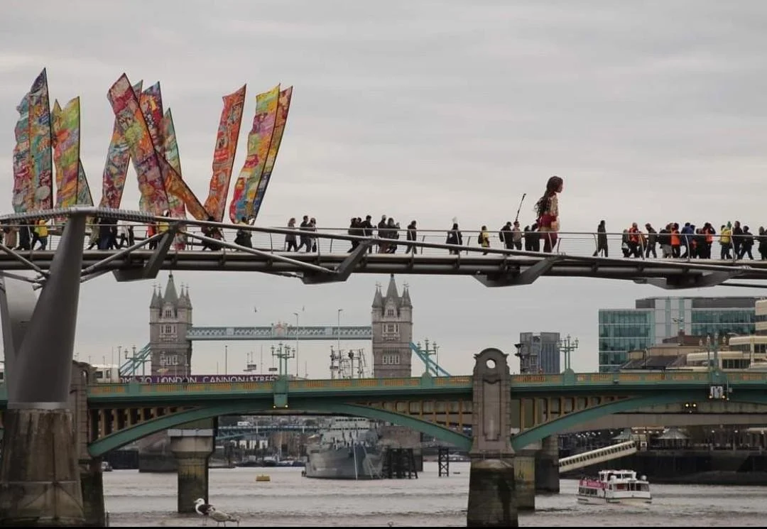 Amal on Millennium Bridge