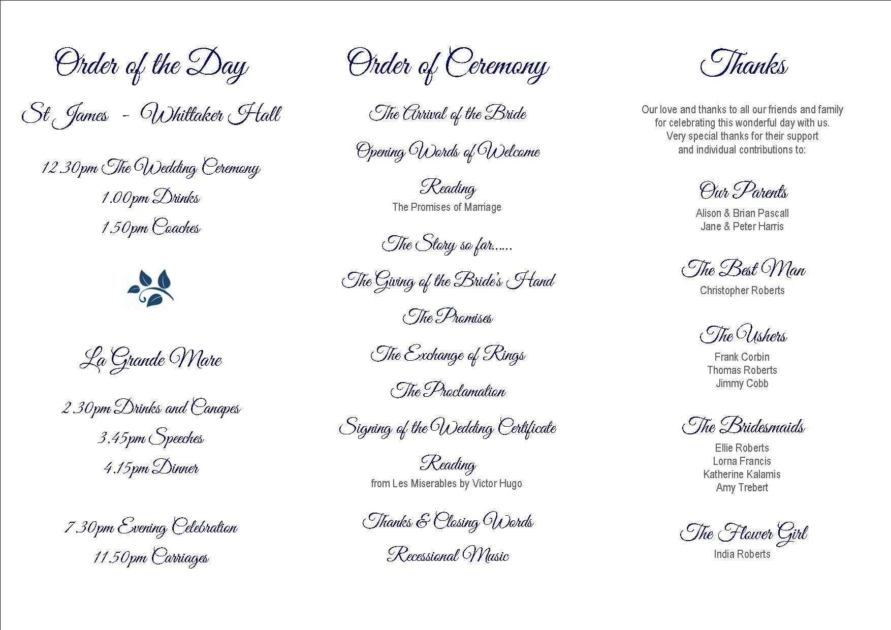 LEAF SHADOW BLUE ORDER OF CEREMONY inner.jpg