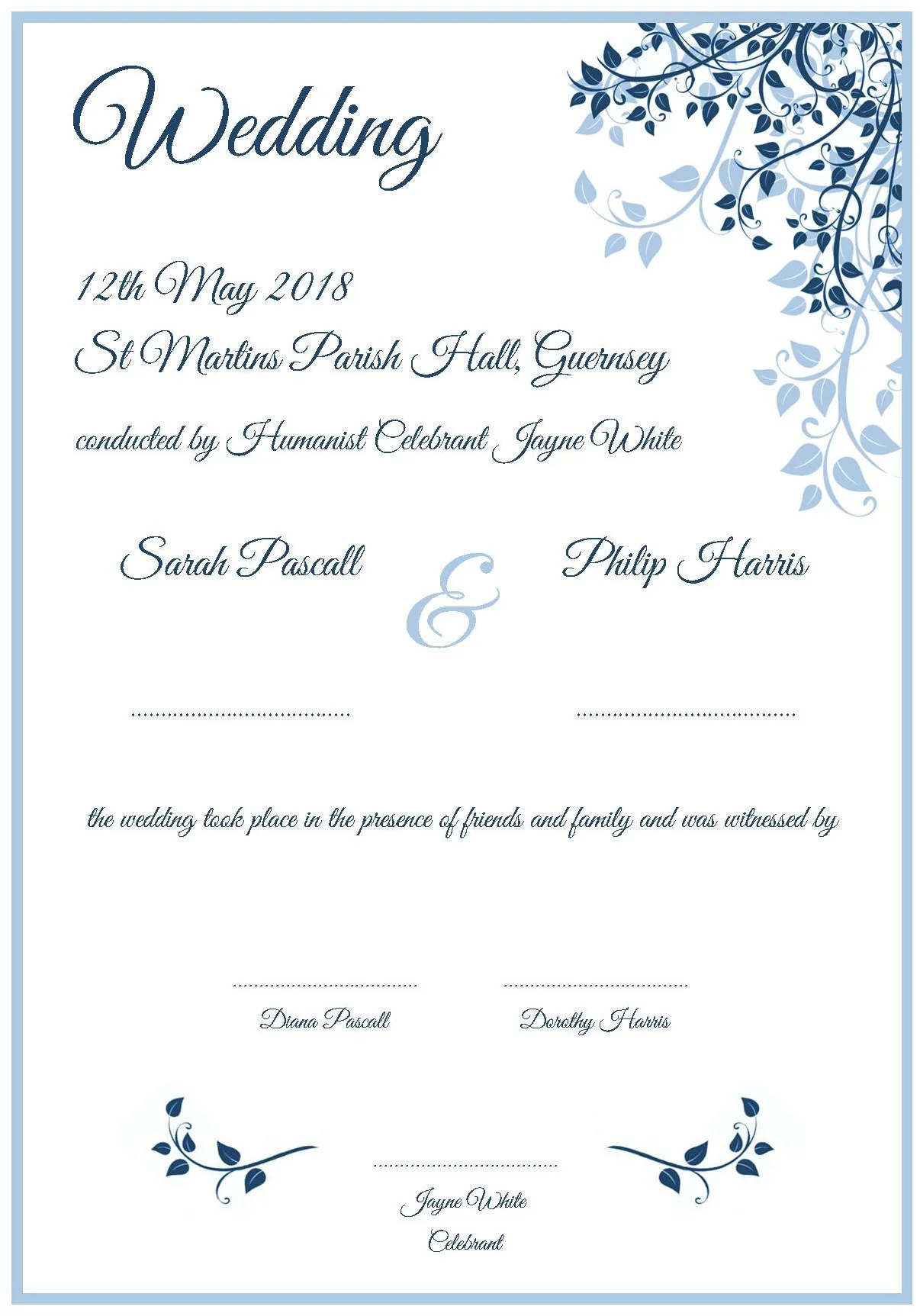 SARAH & PHILIP LEAF SHADOW BLUE CERTIFICATE A4.jpg