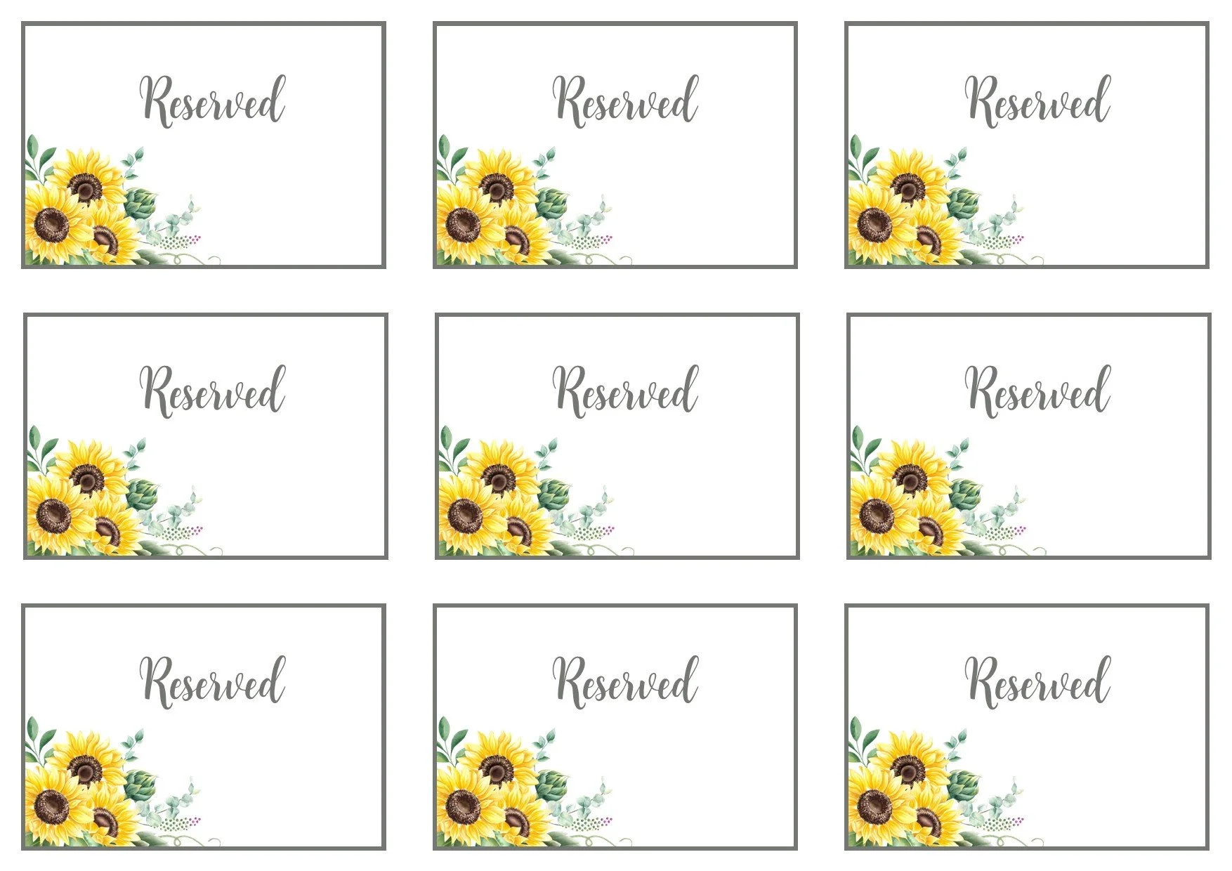SUNFLOWER BOUQUET PLACE CARDS.jpg