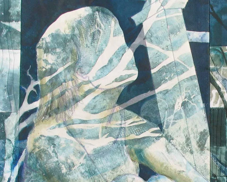 Becoming One With The Night 2017 35" x 45" In the Journeys and Stories and Galleries Gallery, HERE