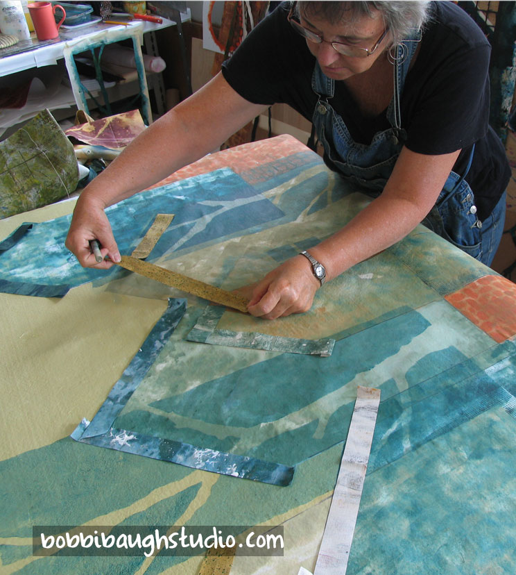 Arranging images in the composition