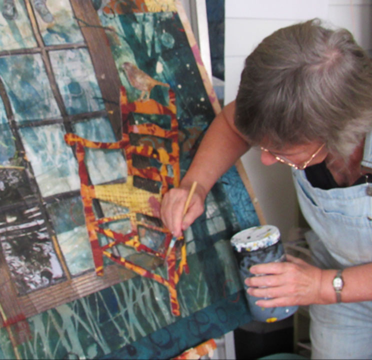 Adding finishing detail - “Looking Through to the Memory”
