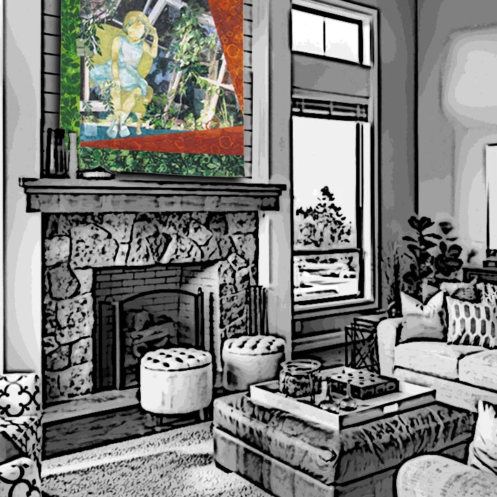 bobbibaughstudio-art-quilt-overlooked-over-fireplace.jpg
