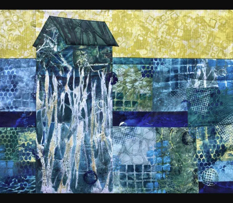 “And All That’s Gone Before” art quilt