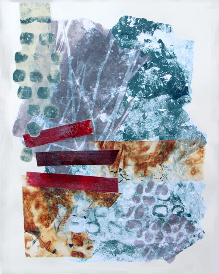 bobbibaughstudio-teal-violet-rust-collage-in-progress.jpg