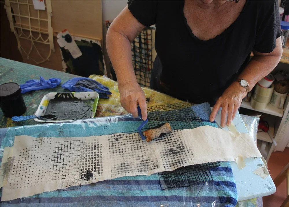 Some Found-Object Printing Step-by-Step — Bobbi Baugh Studio