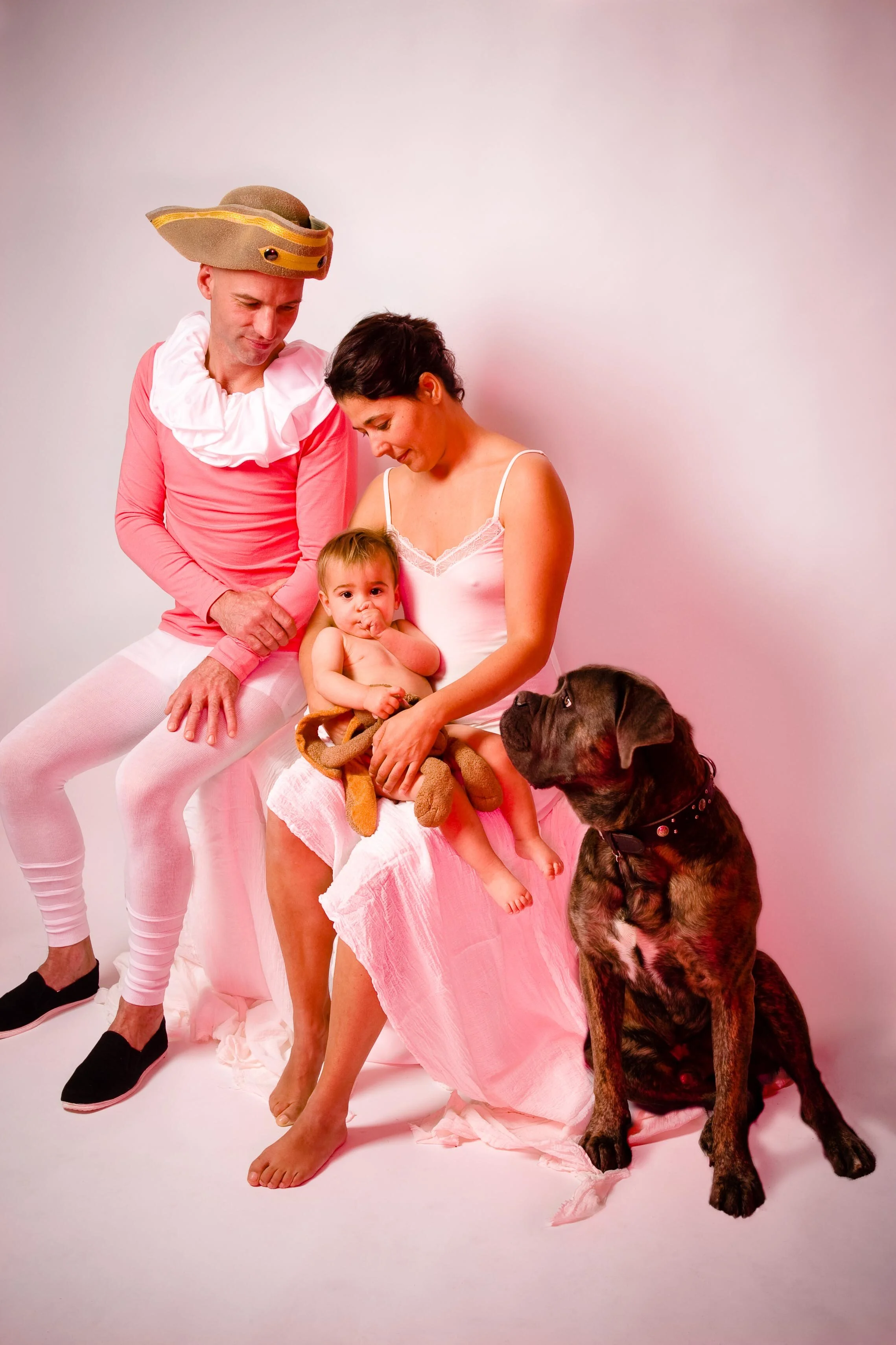 Family photo after Picasso
