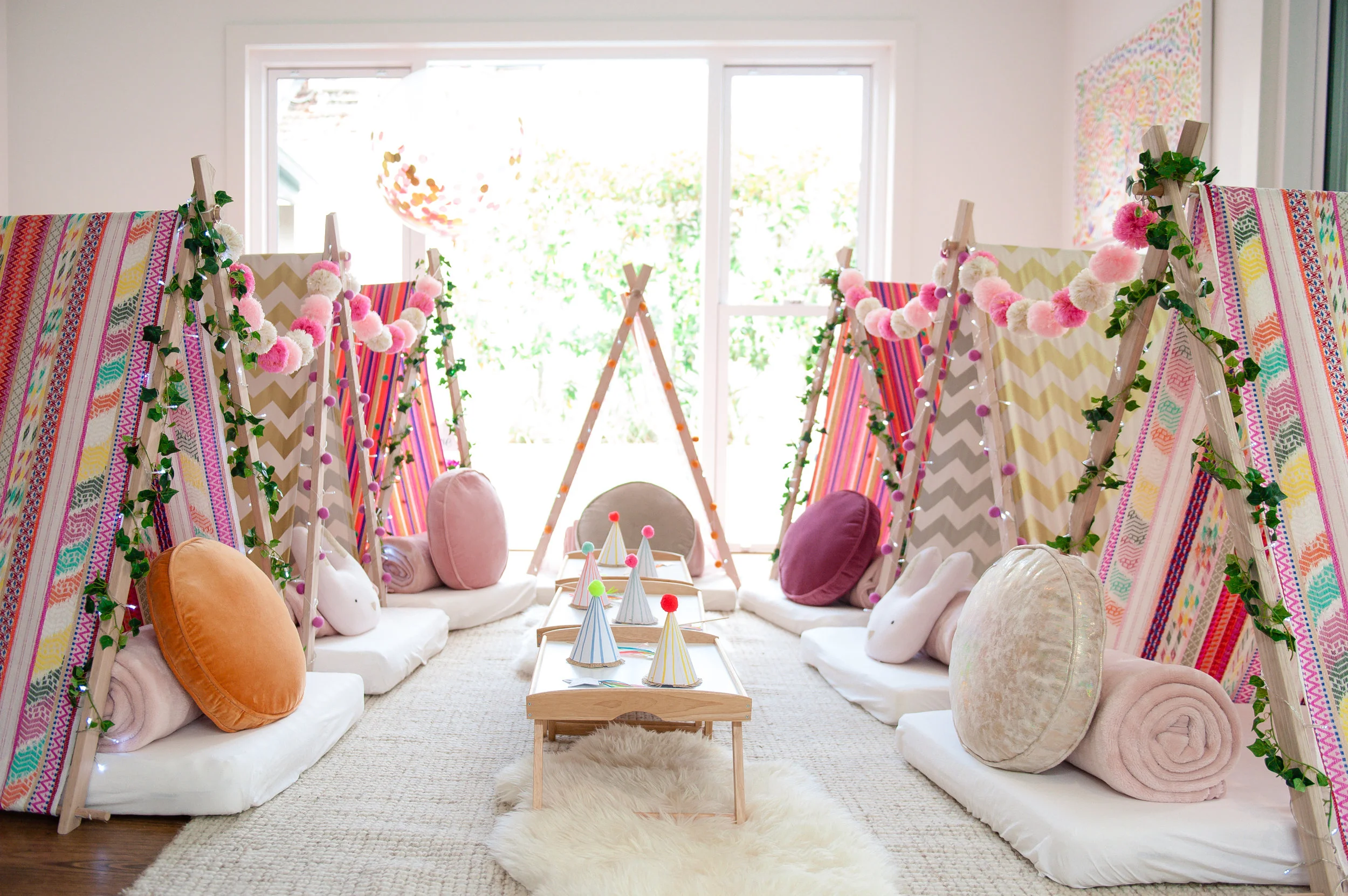 Party Ideas Teepee Sleepover Company SLEEPOVER PARTY TEPEE TENTS