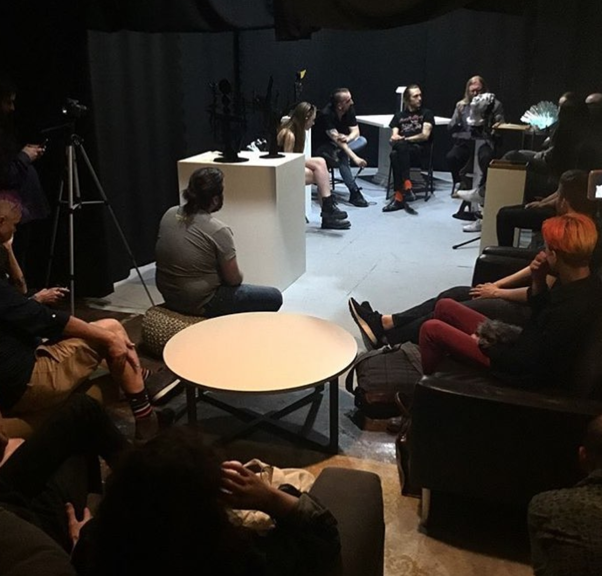 A shot from the panel discussion I participated in at Wild Embeddings for the Gateways In The Void show on Friday June 8th. 