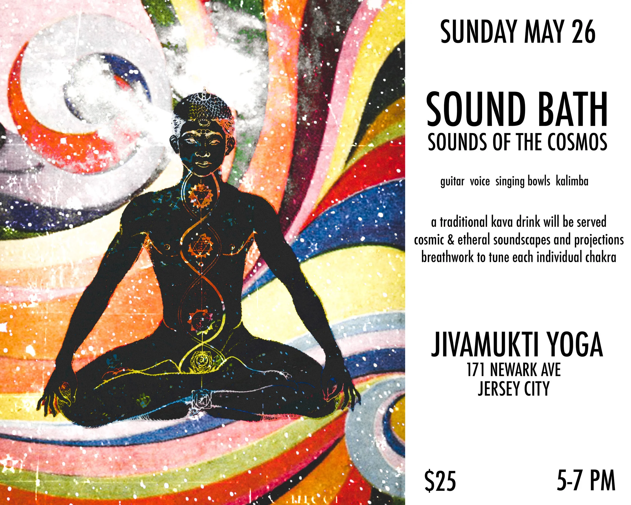 Sound Bath at Jivamukti Yoga in Jersey City