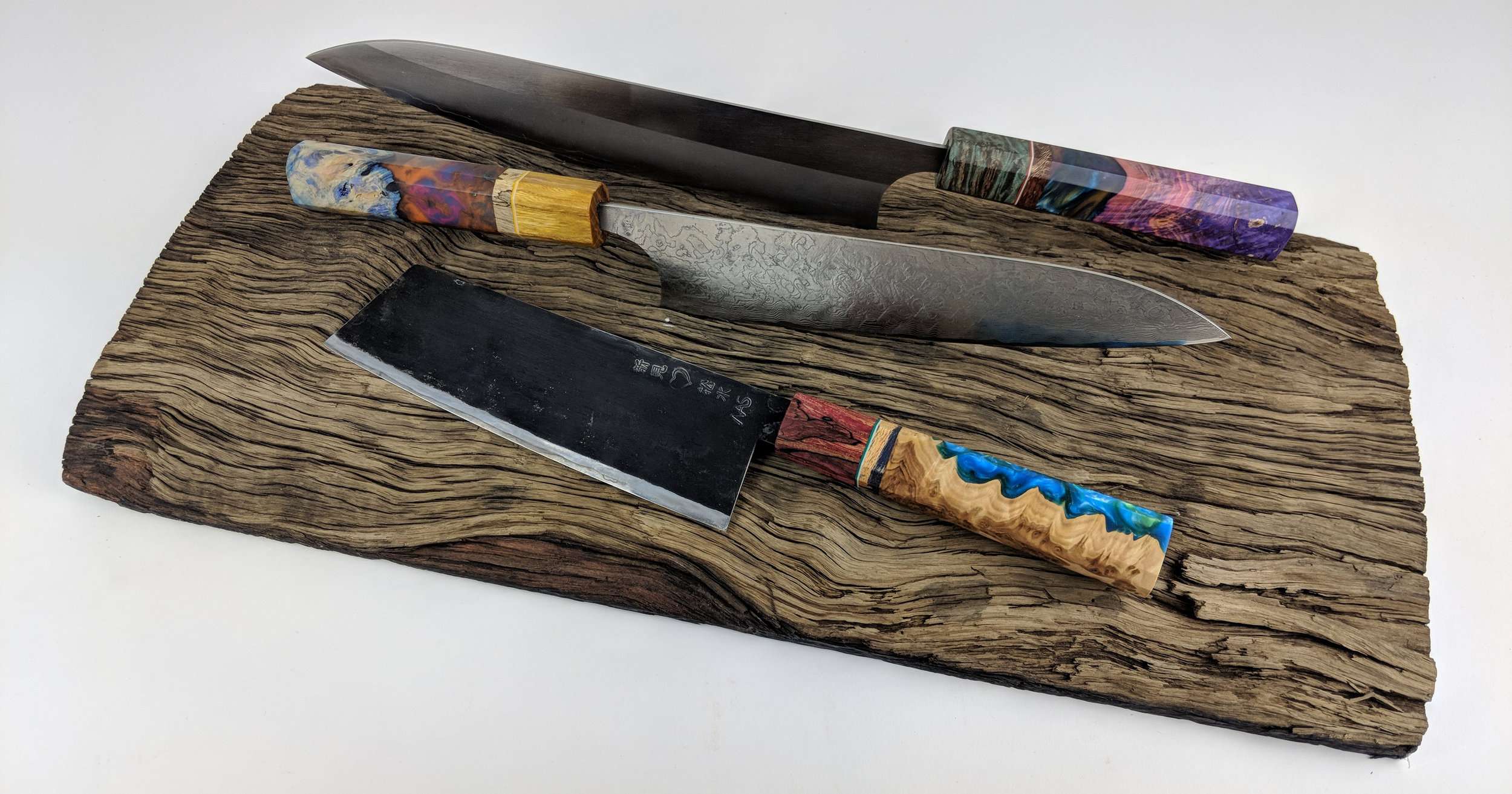 ”When I came across The Culinary Craftsman, I just knew he could take them to the next level. Now these knives are truly unique, handmade with stunning custom handles." - Scott Bain