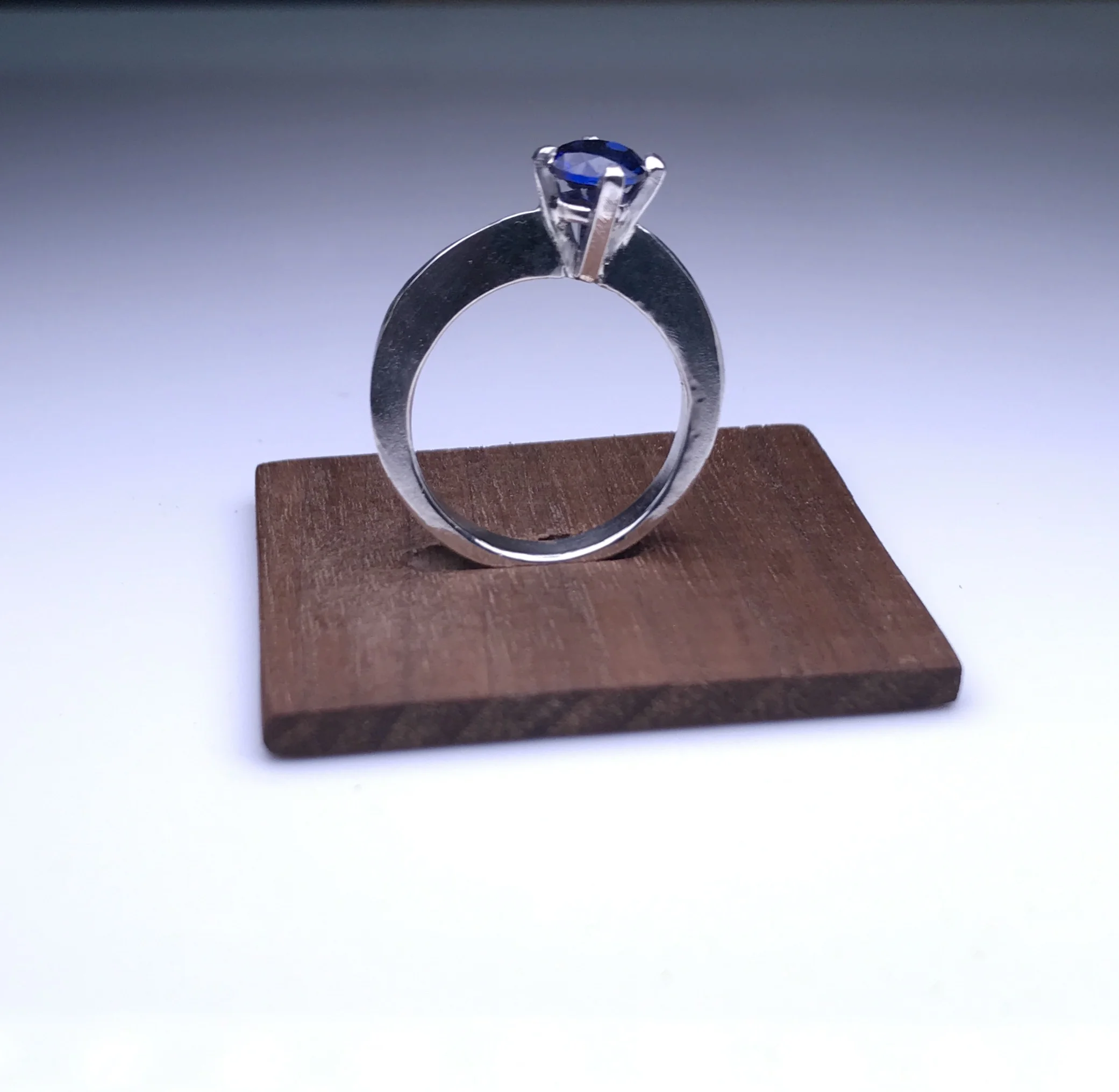 Sapphire Forged Ring