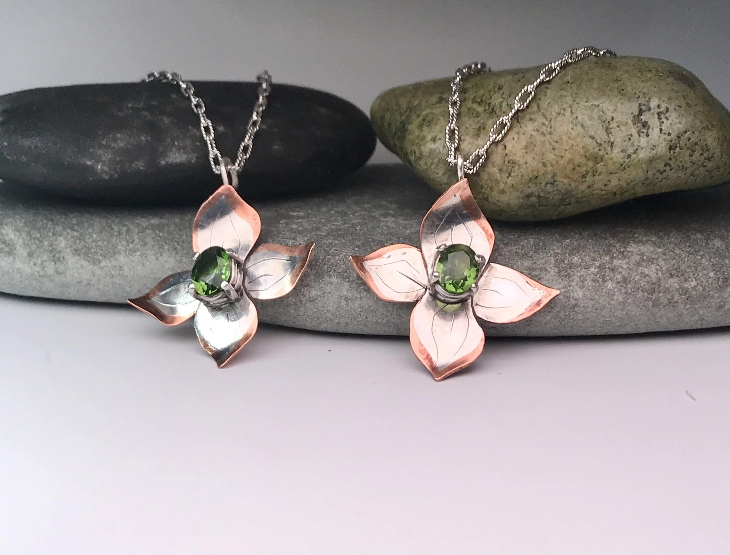 Dogwood Blossom Pendants