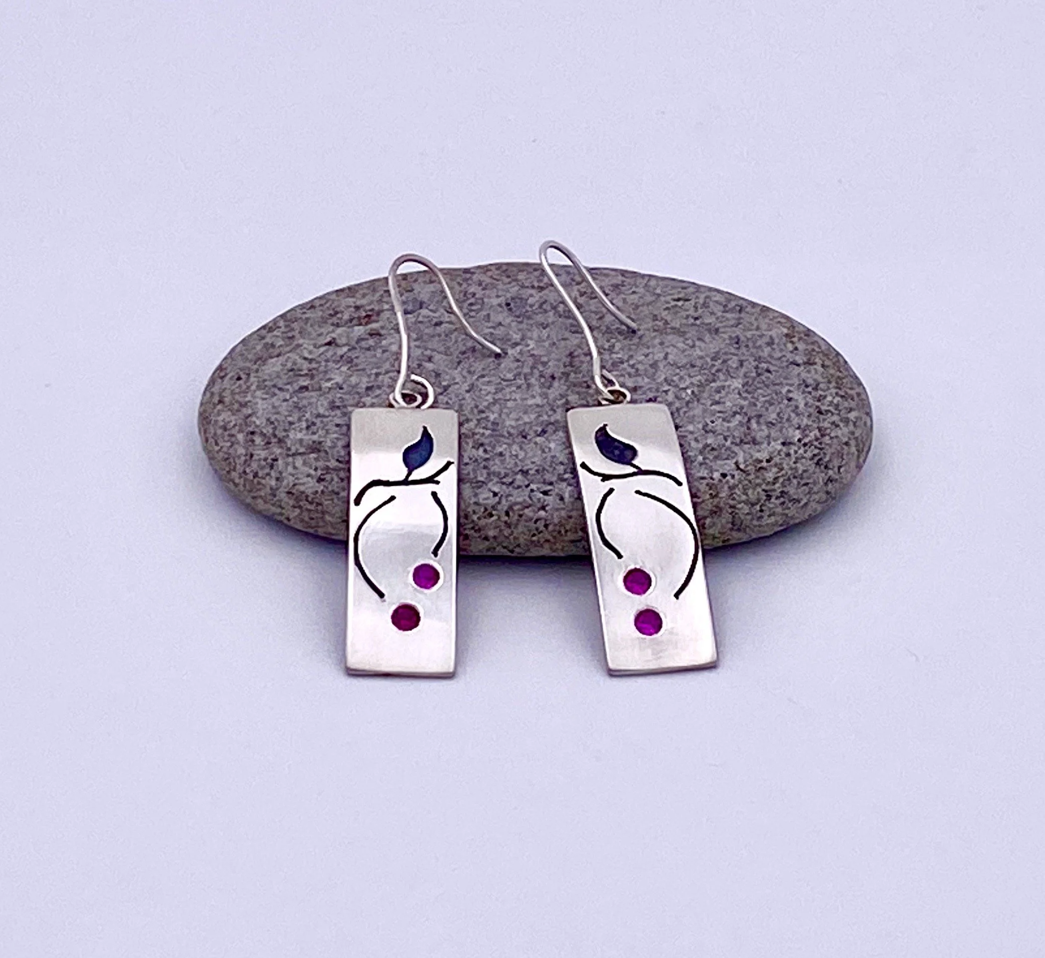 Leaves and Red Berries 