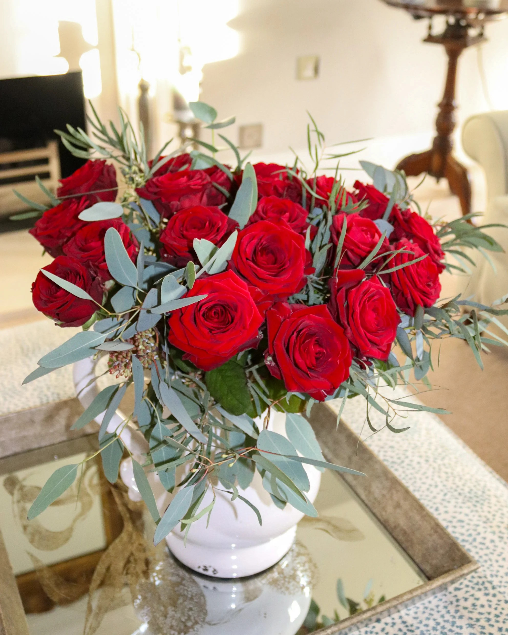 Most Beautiful Long Stemmed Red Naomi Roses