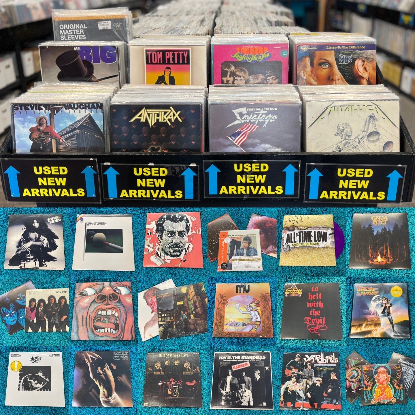 Another Great Weekend in store, and we have some great used titles hitting the floor on Saturday!  Most are super clean originals!  Check these out!  Mr Big, Tom Petty, The Herd (Early Peter Frampton), Styx (Nautilus 1/2 Speed Mastered), Stevie Ray V