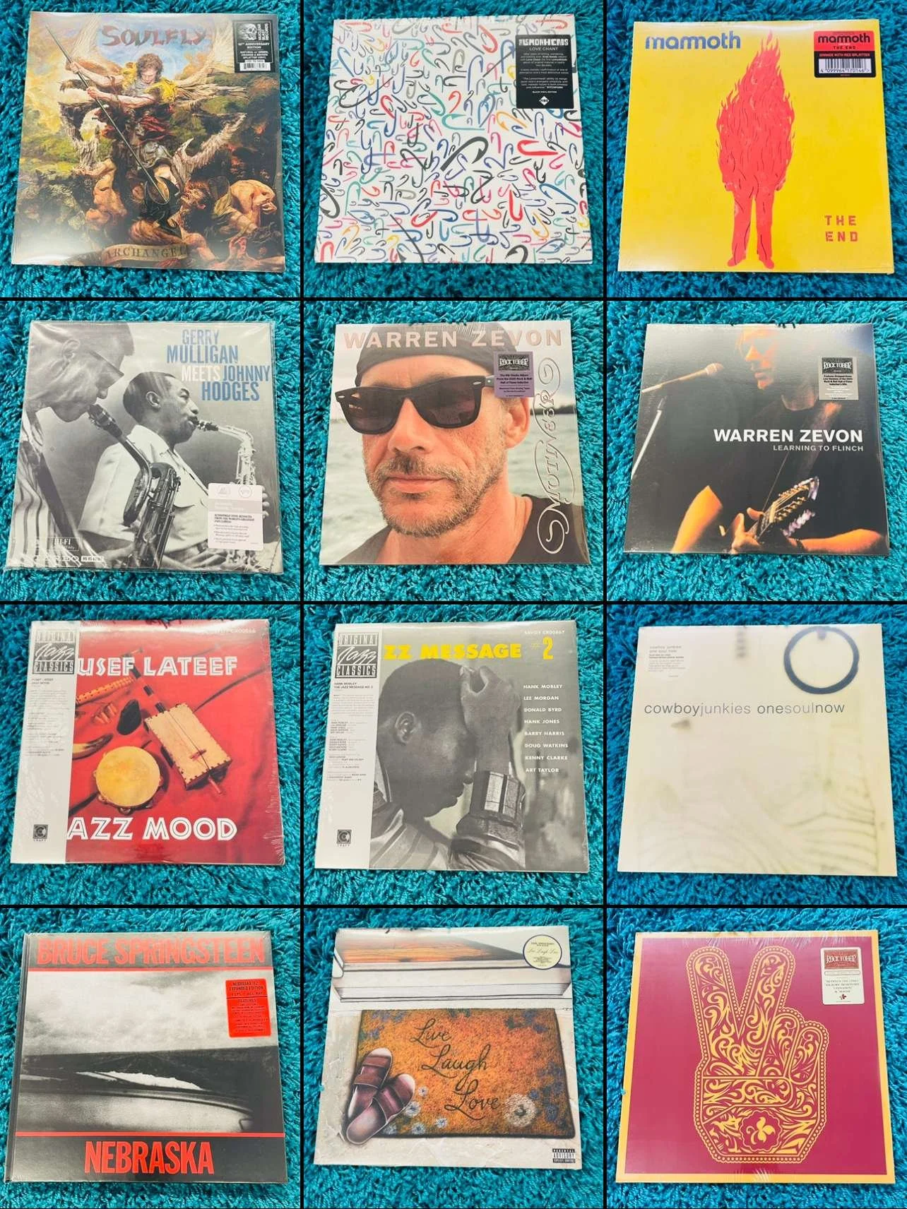 More New Releases For Friday October 24th!  We are happy to put any of these on hold for you! Just let us know!  Soulfly, Lemonheads, Mammoth, Gerry Mulligan & Johnny Hodges (Verve Acoustic Sounds Series), Warren Zevon, Yusef Lateef (Craft Origin