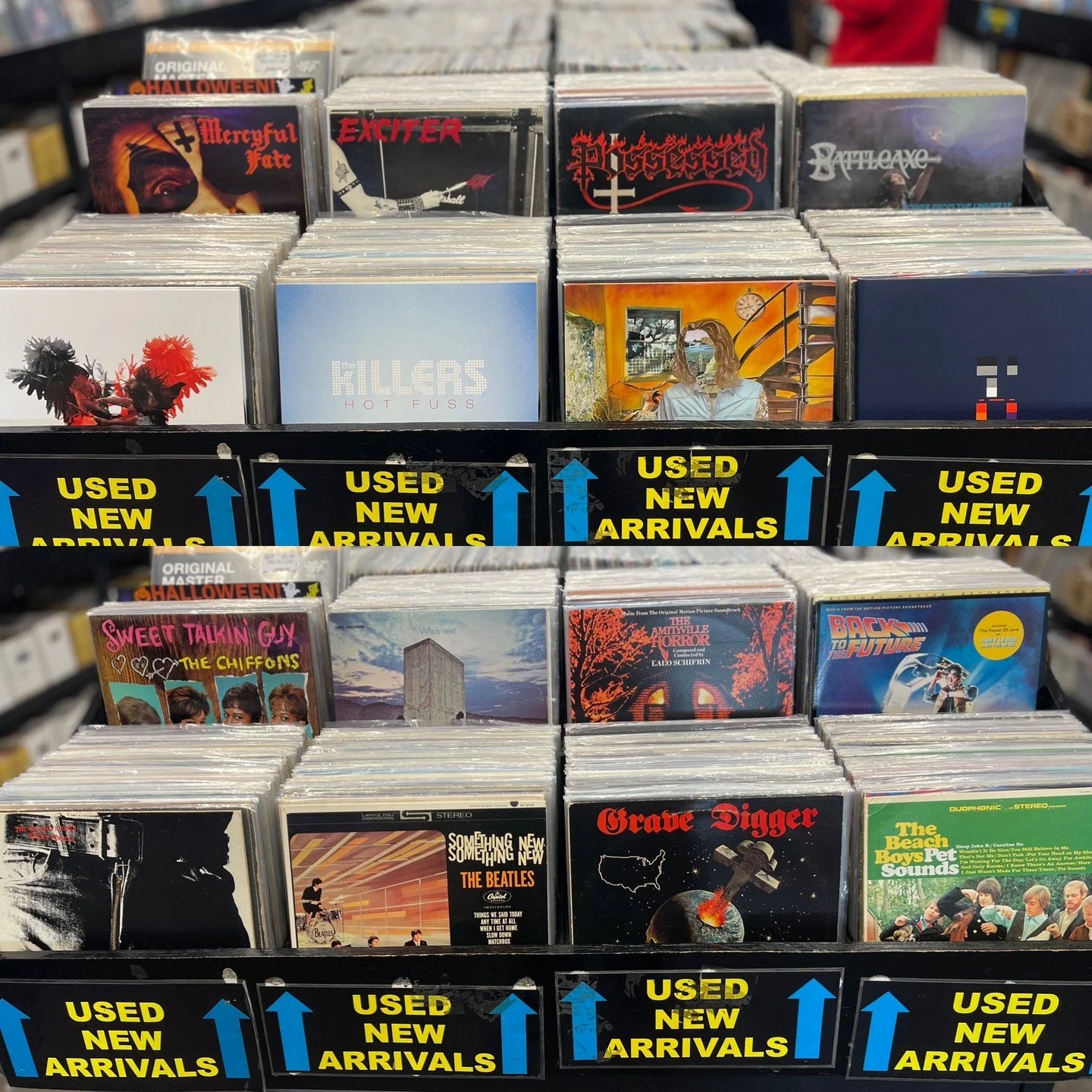 We have lots of great pre-owned vinyl going out tomorrow for your post Halloween shopping!  Lots of hard-to-find 80s metal, and Newer 180 Gram Pop/Rock titles in this weeks drop!  Mercyful Fate, Exciter, Possessed, Battleaxe, Grave Digger, Kings Of L