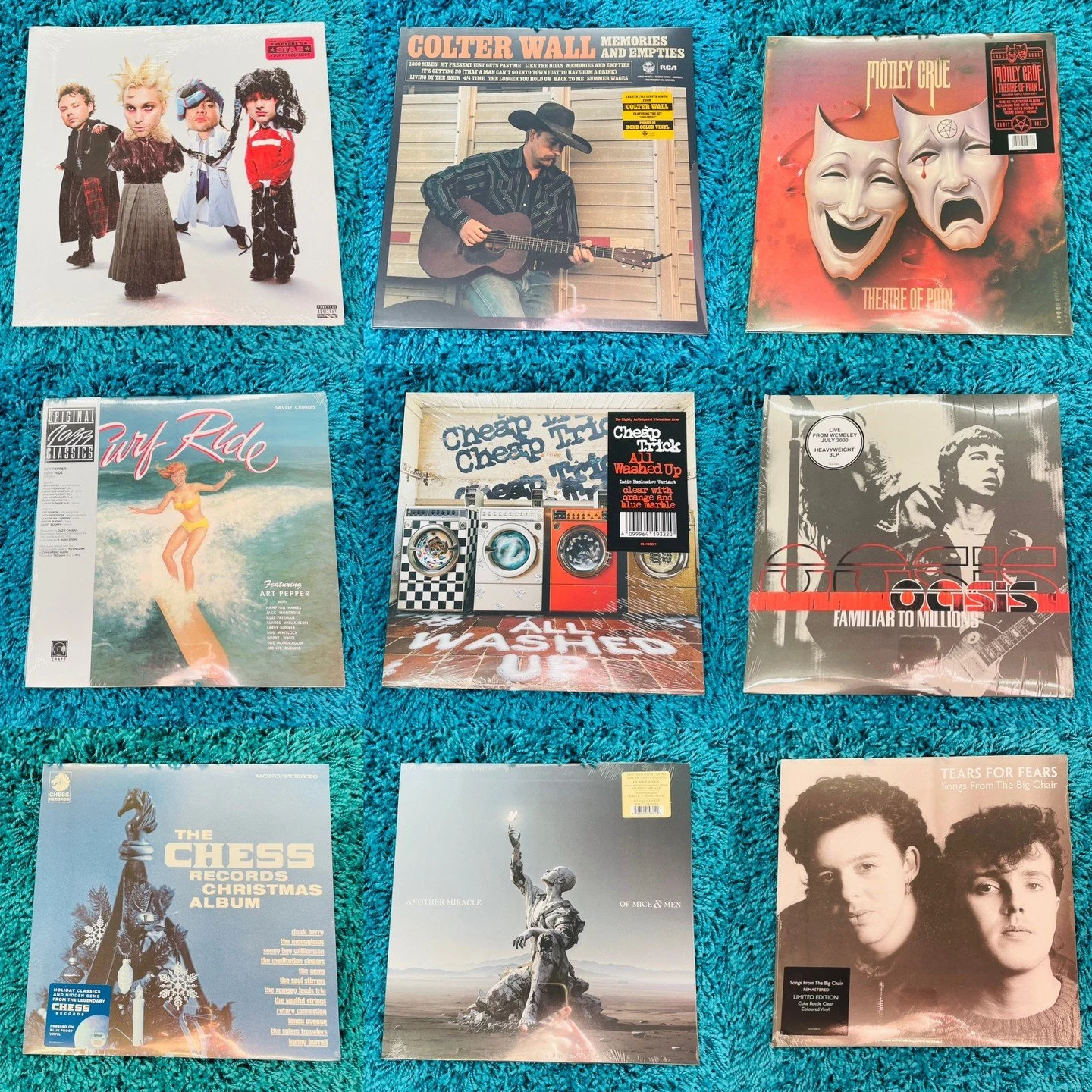 Vinyl New Releases for Friday 11/14!  5 Seconds Of Summer, Colter Wall, Motley Crue, Art Pepper, Cheap Trick, Oasis, Chess Christmas, Of Mice And Men, and Tears for Fears!  This is post 1 of 2!  Please let us know which titles you'd like us to save f
