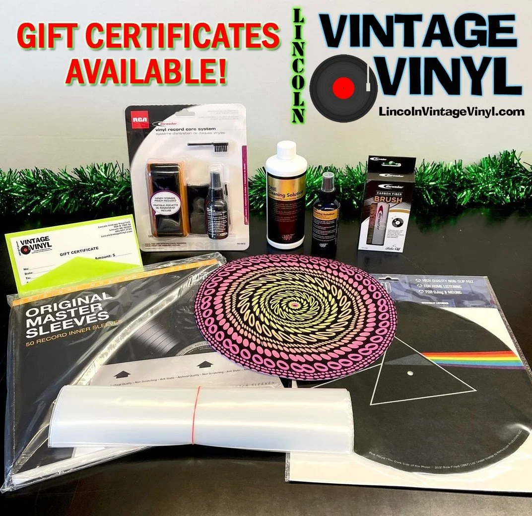 Not sure what to get the record collector on your list? Don't Worry! We have you covered! Vinyl care accessories make a great gift and are a must for vinyl collectors. We carry Mobile Fidelity high-quality inner sleeves, record cleaning kits, cleanin