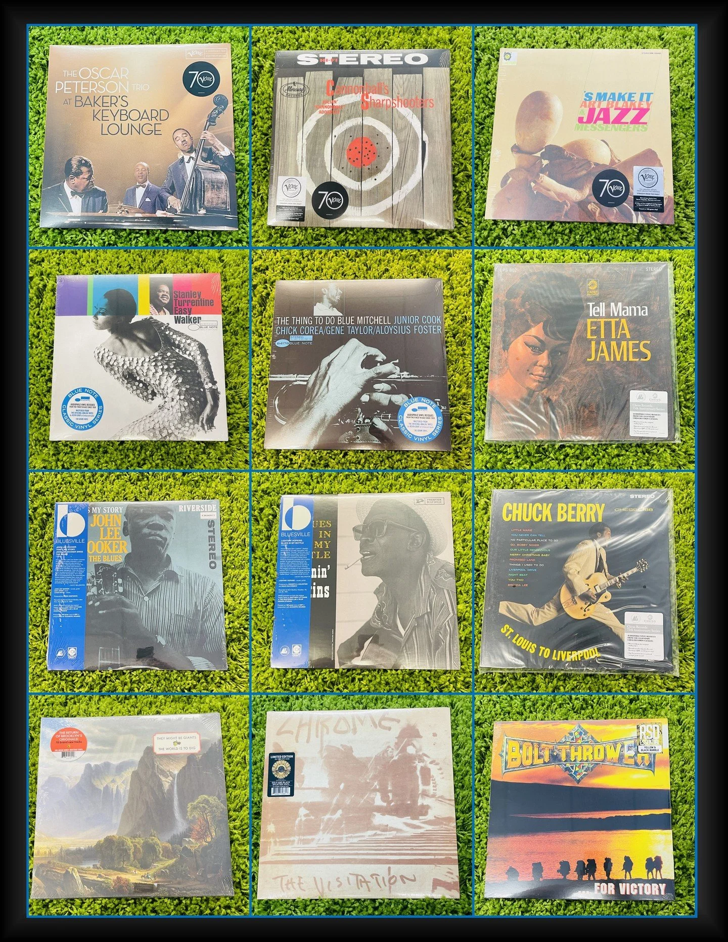 New Release Out Tomorrow (Friday 4/17) Oscar Peterson, Cannonball Adderley, Art Blakey, Stanley Turrentine (Blue Note Classic), Blue Mitchell (Blue Note Classic), Etta James (Verve Acoustic Sounds), John Lee Hooker (Bluesville), Lightnin Hopkins (Blu