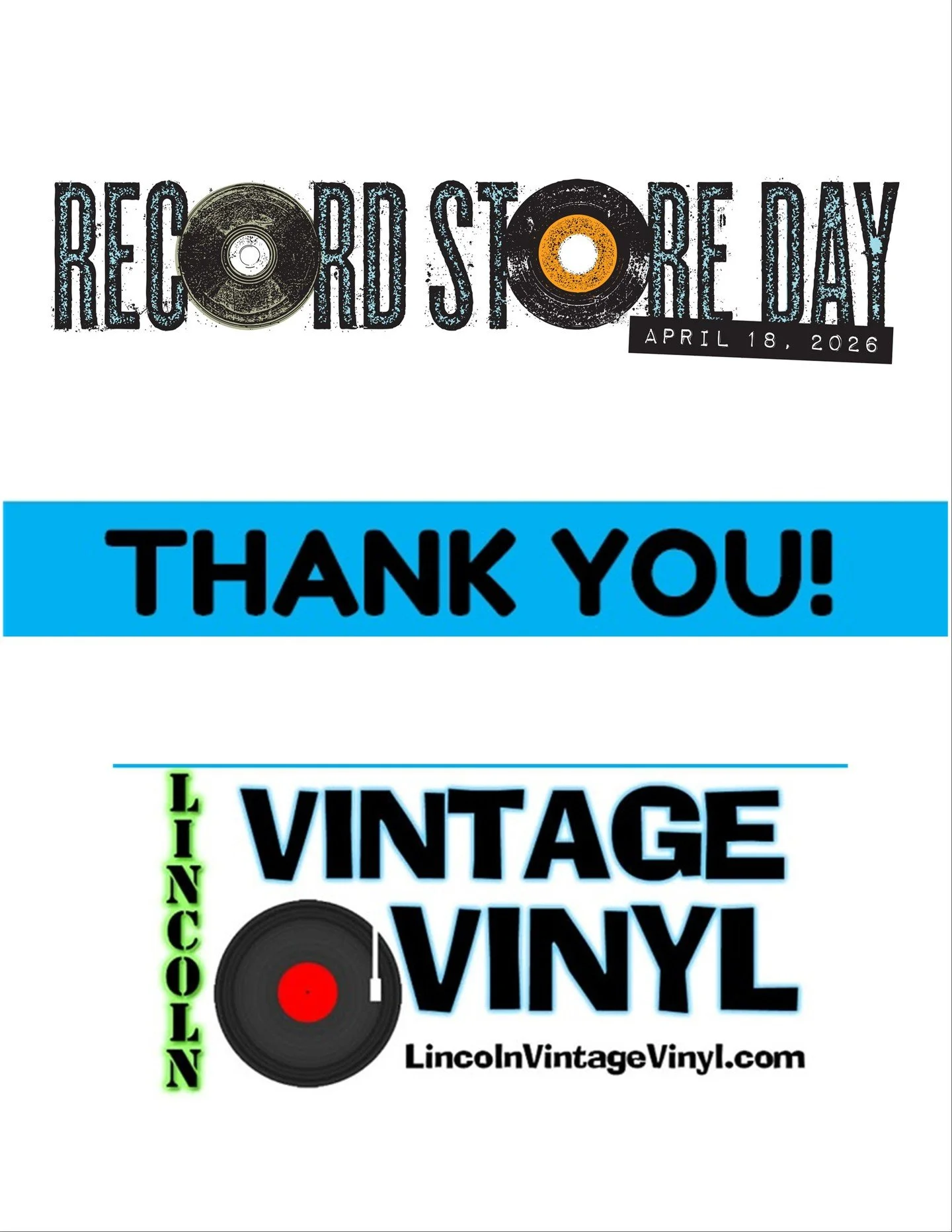 THANK YOU to everyone who joined us today for Record Store Day 2026!  It was our biggest RSD to date!  We are very humbled that you chose to support our store and spend your RSD with us!  We couldn&rsquo;t keep doing this without all of your support!
