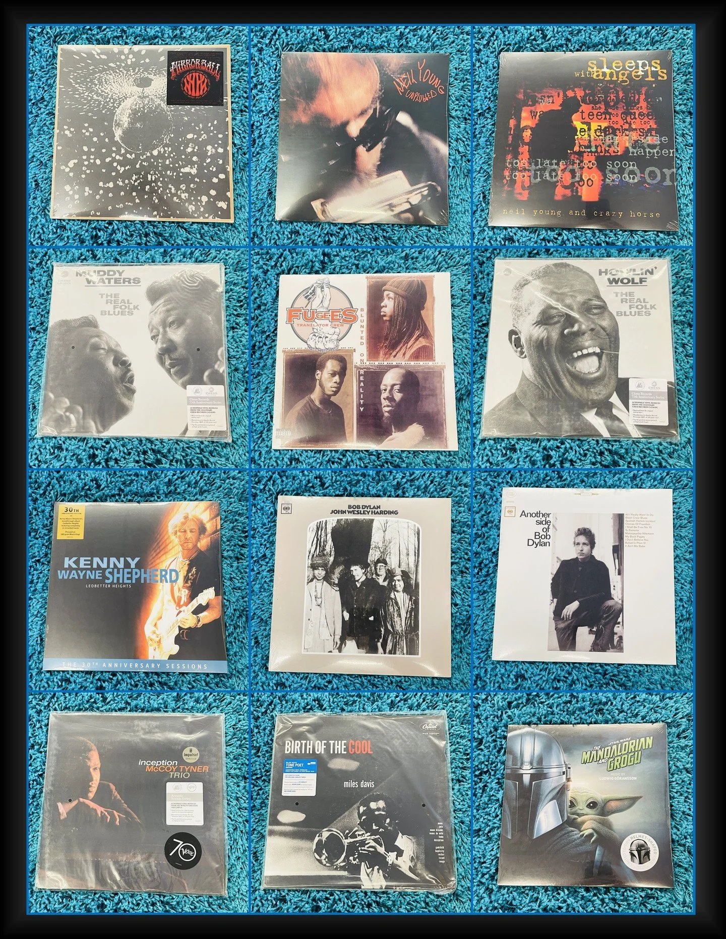 Vinyl New Releases Out Tomorrow, Friday 5/22!  Neil Young - (Mirrorball, Unplugged And Sleeps With Angels), Muddy Waters And Howlin Wolf - The Real Folk Blues (Acoustic Sounds Series), The Fugees, Kenny Wayne Shepherd, Bob Dylan (John Wesley Harding 