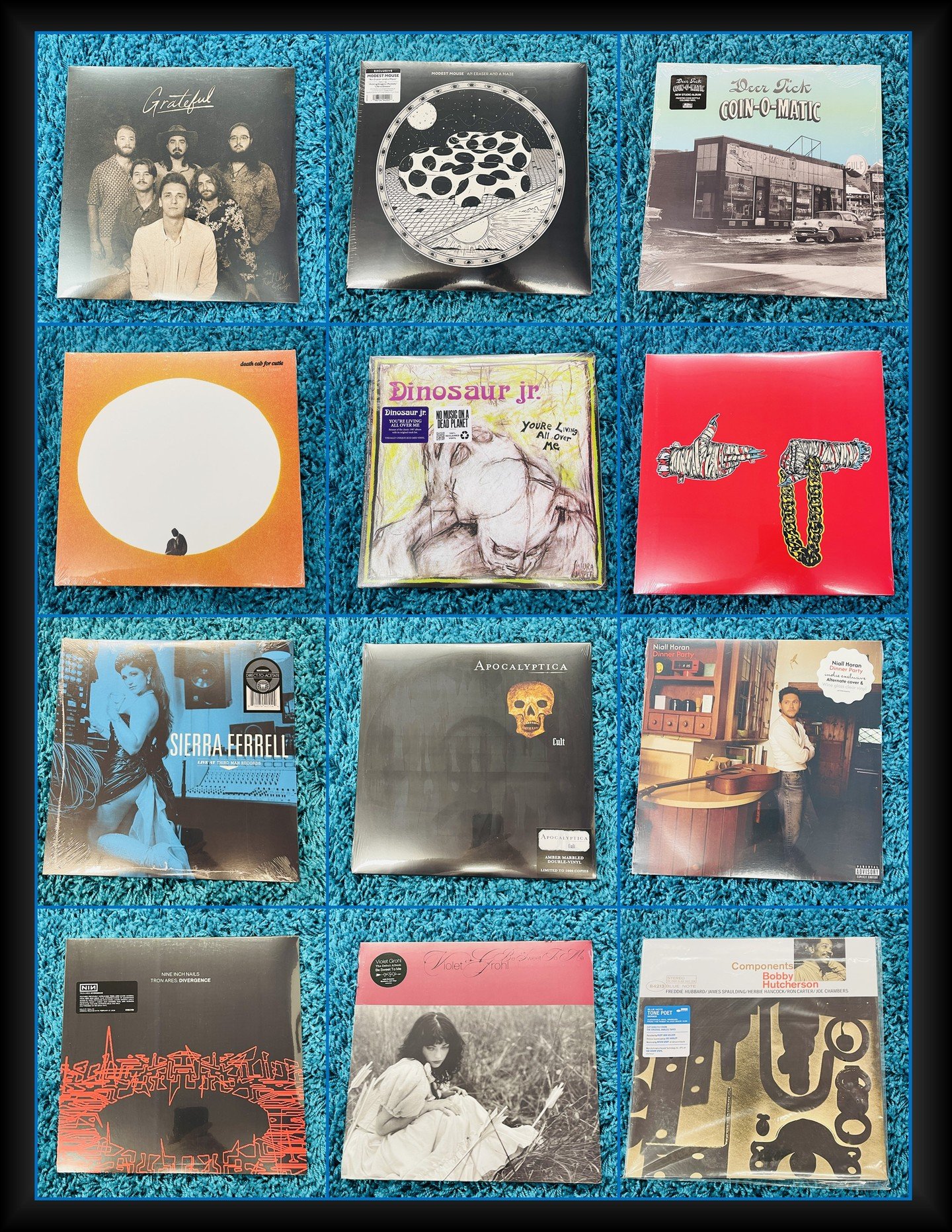 New Releases out tomorrow Friday 6/5! (Part 1 of 2) Message us or comment below if you'd like to call dibs on any of these titles! 
Red Clay Strays - Grateful
Modest Mouse - An Eraser And A Maze (Ocean Floor Color Vinyl)
Deer Tick - Coin-O-Matic (Fro