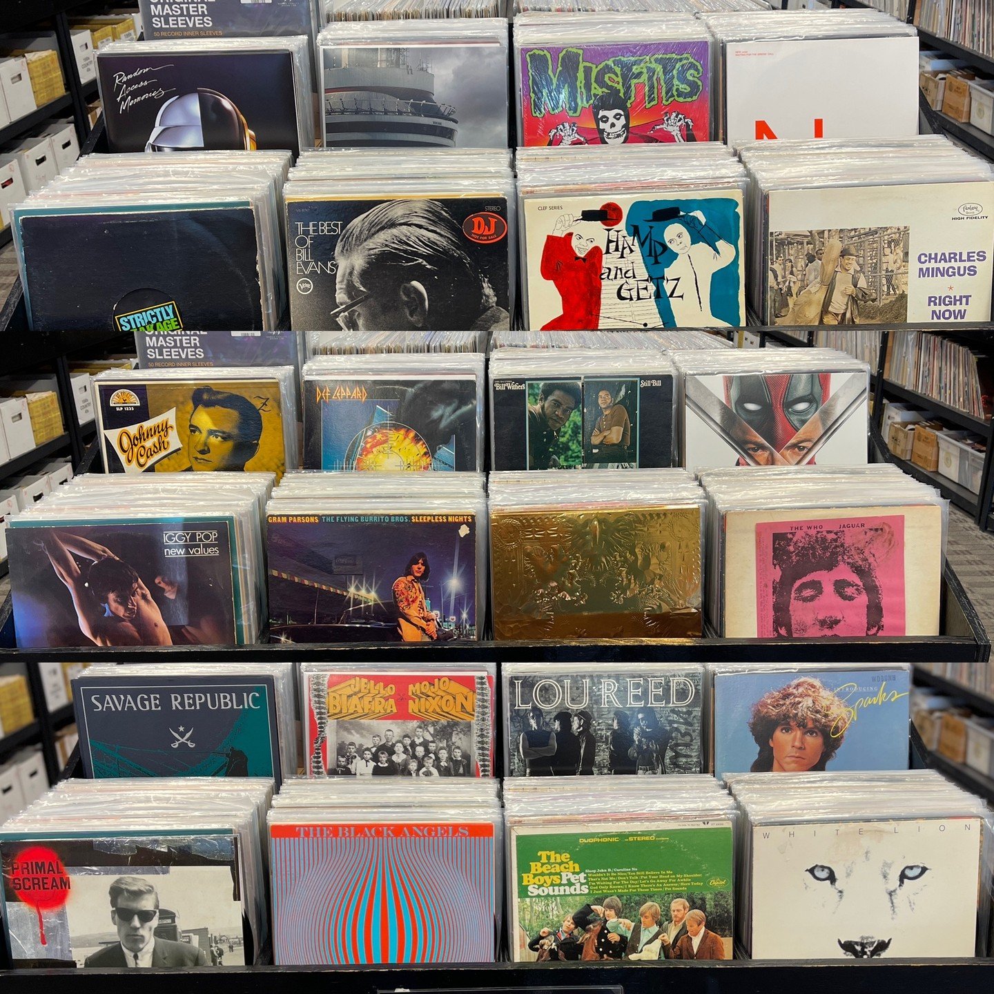 Vinyl Used New Arrivals - Hitting the bin when we open on Saturday!  Another great variety and selection of titles!  Daft Punk, Drake, Misfits, New Order, Atmosphere, Bill Evans, Stan Getz &amp; Lionel Hampton (UK), Charles Mingus (Japan), Johnny Cas