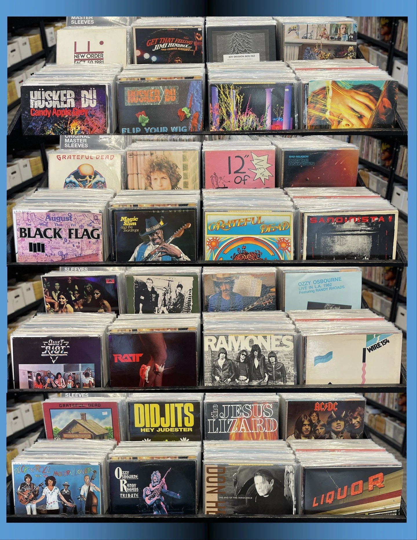 Saturday Drops are back!  Another top notch curation of the finest used vinyl hits the bins when we open on Saturday!  New Order, Jimi Hendrix, Joy Division, Brian Eno, Husker Du, Flaming Lips, Grateful Dead, Bob Dylan, The Sluts, SUPER RARE Bad Reli